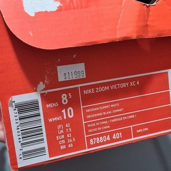 Nike Zoom Victory XC 4 Running Cleats Shoes 10 New - Picture 6 of 7